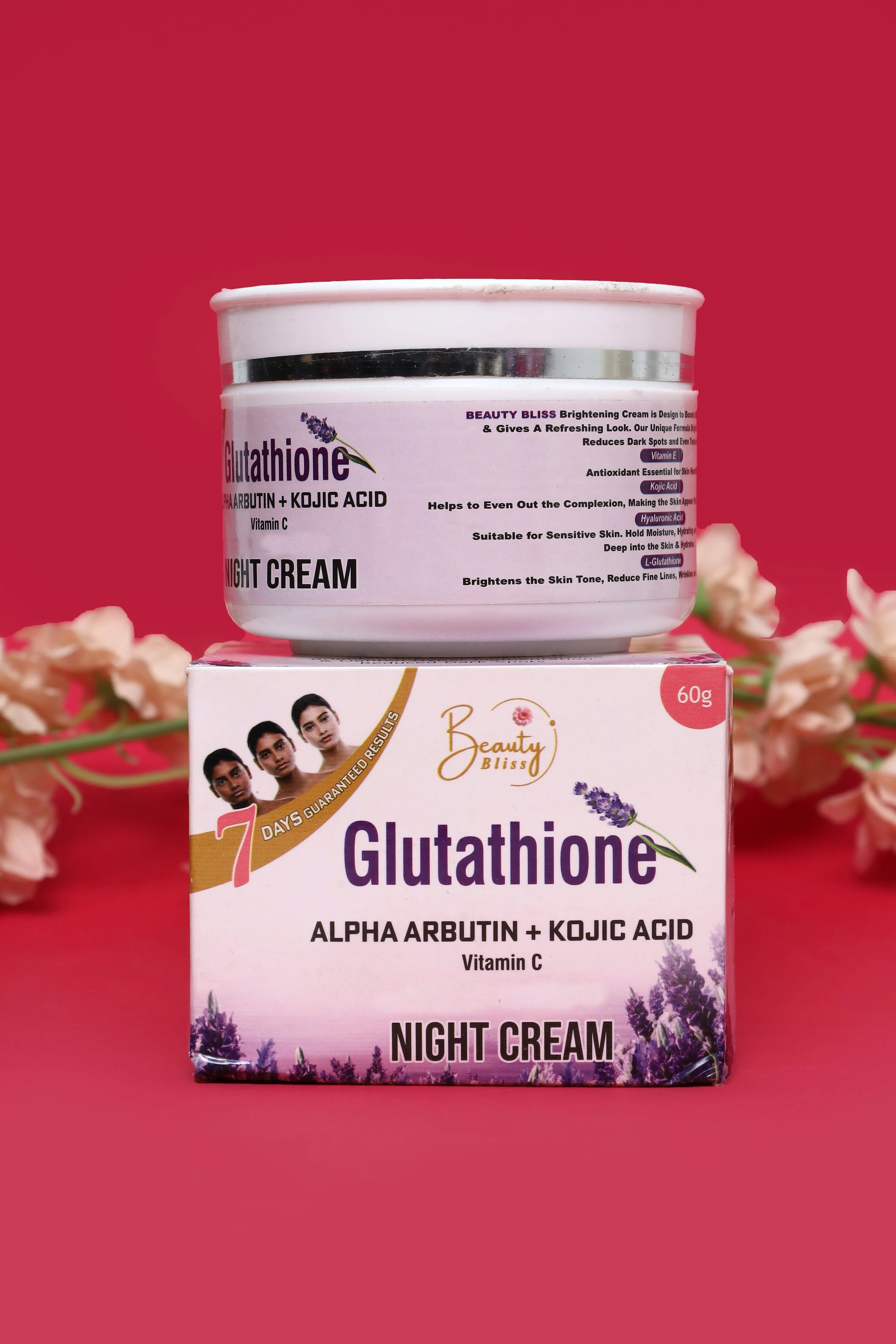 Glutathione Night Cream Best Result ( Face & Full body Cream )