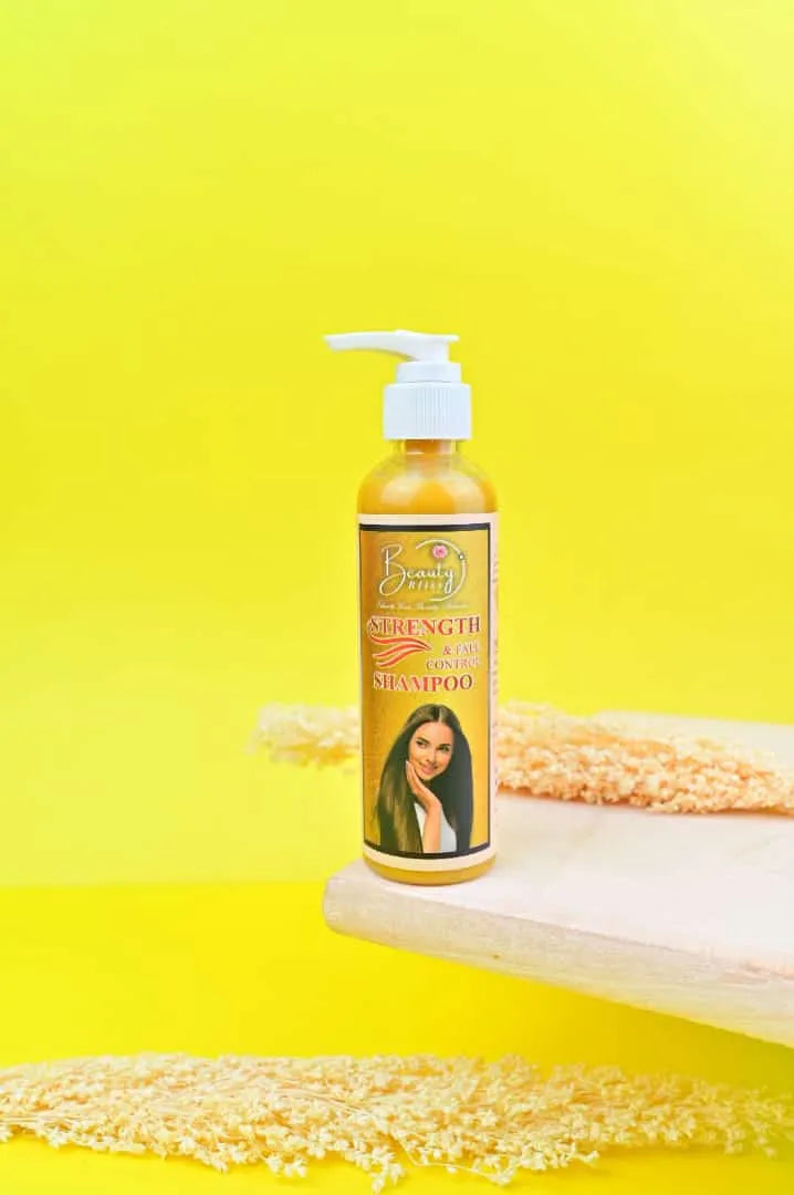 Strength & Fall Control Shampoo: B5 + Biotin, 95% Less Hair Fall